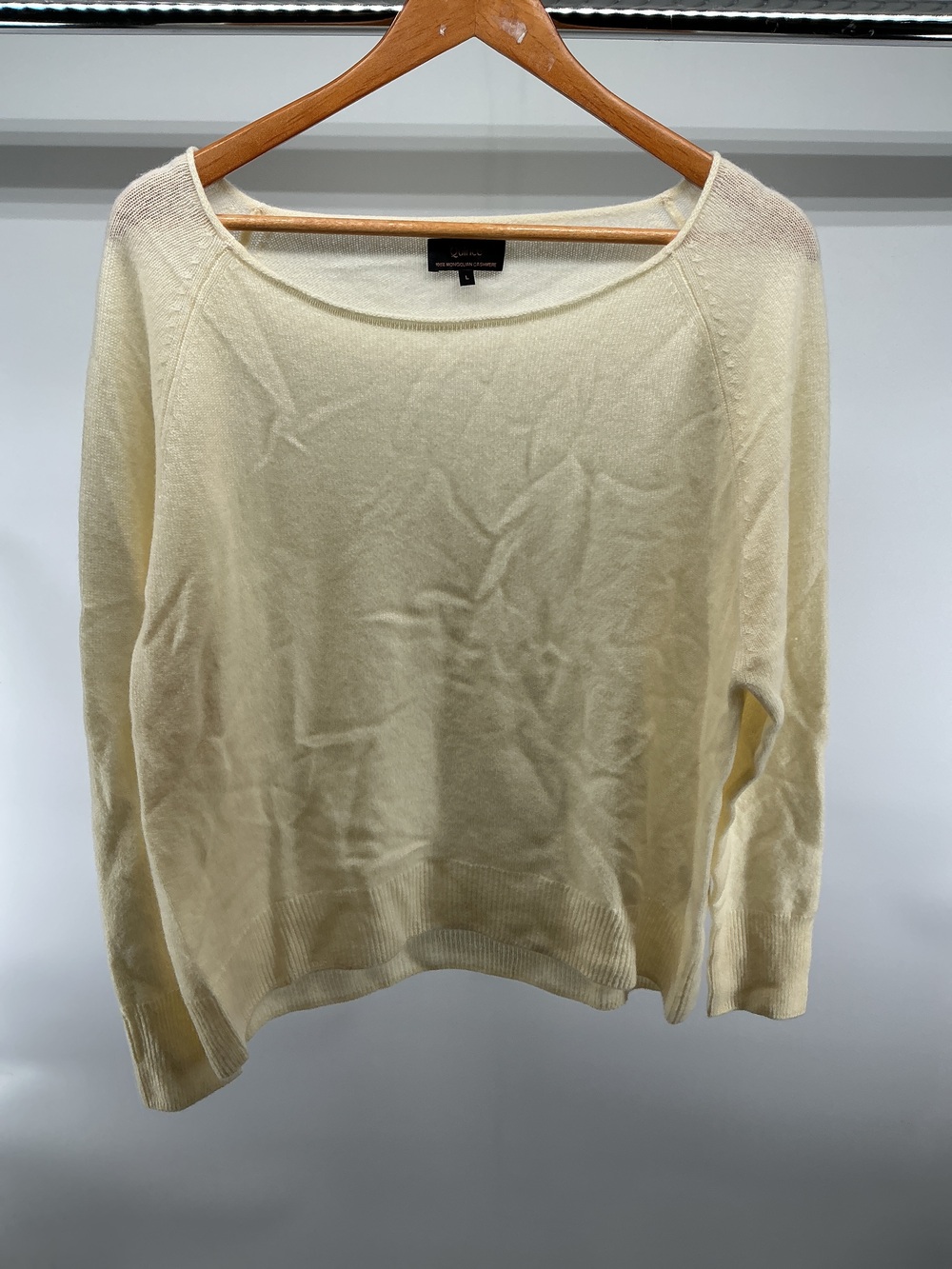 Mongolian Cashmere Boatneck Sweater